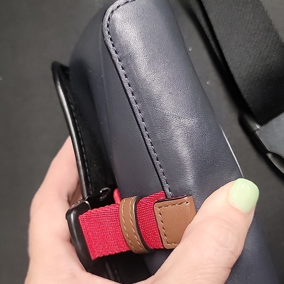 COACH RIDER DOUBLE BELT BAG IN COLORBLOCK SIGNATURE CANVAS - Picture 4 of 6